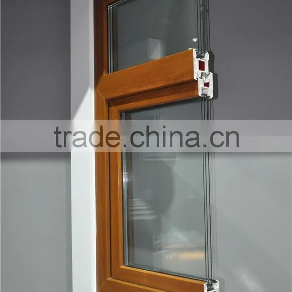 Customized Upvc Window and Door With Net, Full Color Co-extrusion Upvc Profiles photo-3