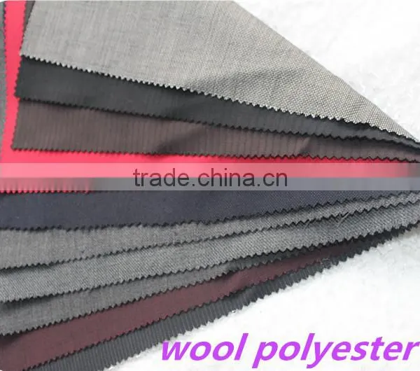 Hot Selling Wool Polyester Fashion Suit Fabric in 2015 photo-2