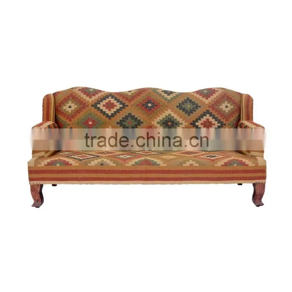 Natural Furnish Wooden Upholstery Sofa