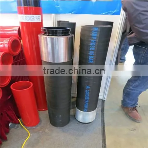 Customized Fabric Braid Concrete Pump Rubber End Hose In High Quality photo-2