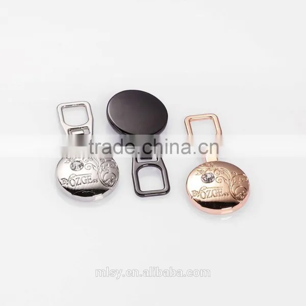 Hot Sales Round Double da Puller Zipper Slider for Bag Brightness B1-80024 photo-3