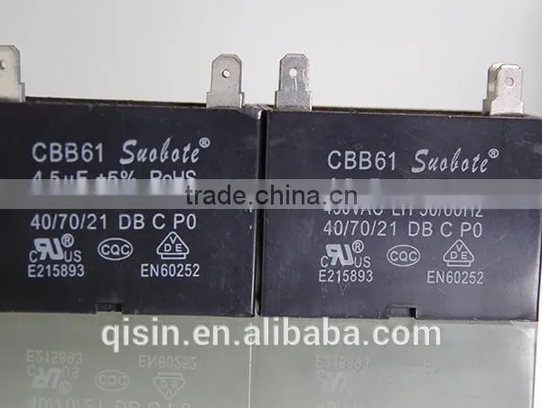 CBB61Polypropylene Film Dielectric ac Capacitors for Horsepower Motor photo-5