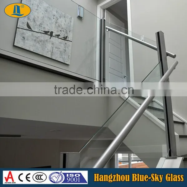 10mm Toughened Glass for Indoor Banister