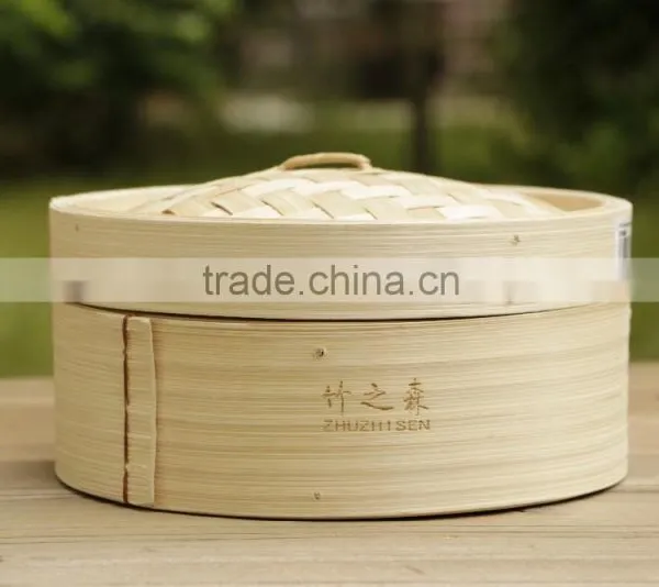Hot Selling Food 10 Inch Bamboo Steamer photo-5