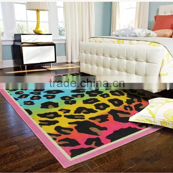 Printed Design Latex Back Tiger Carpet photo-3