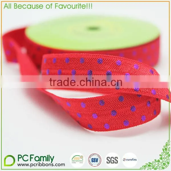 Custom Print Fold Over Elastic Fabric photo-4