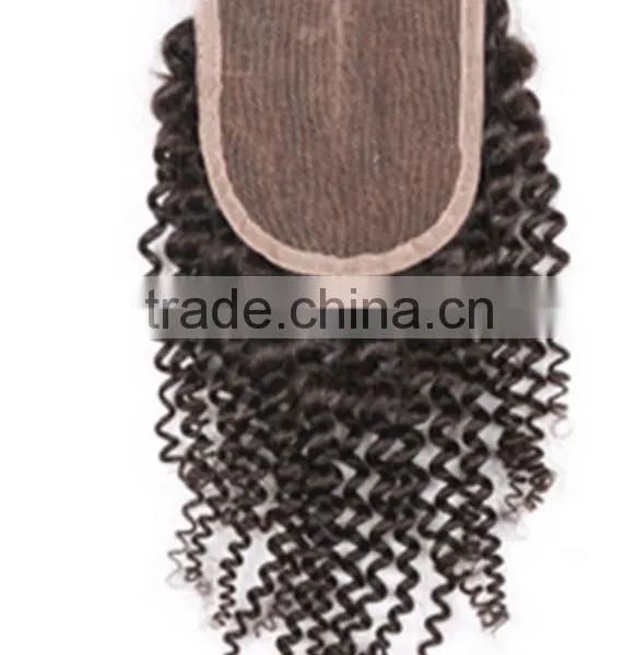3 Part Silk Base Lace Closure Customized for a Braided Wig photo-3