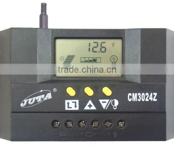 CM30 LCD display 30A 20A 12V/24V PWM charge controller /solar regulator