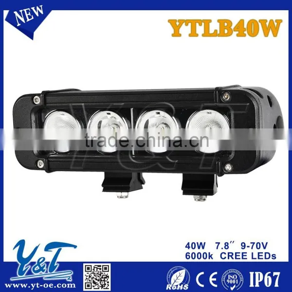 Y&T 100% Optically Clear Light Bar,7.8inch LED Light Bar, 24v Led Lamps