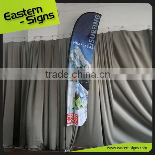 Outdoor Aluminum Poles Advertising Flags Feather Banner photo-6