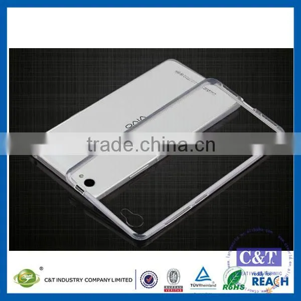 C&T Ultra Thin Clear Flexible TPU Gel Soft Skin Case Cover For Vivo X5Pro