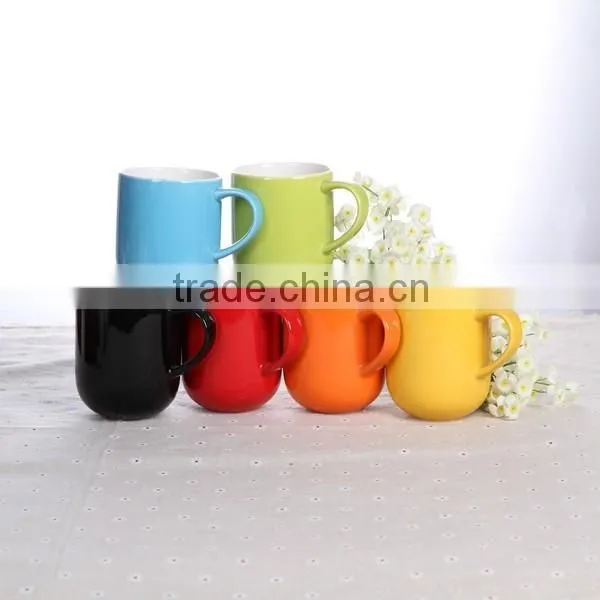 450ml 15oz New Bone China Coffee Mug Tea Cup Solid Color Fty Directly Sale