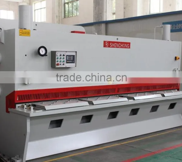 QC11Y-16X4000 Depth Throat Cisailles Guillotine Hydraulique With Carrier Rollers photo-5