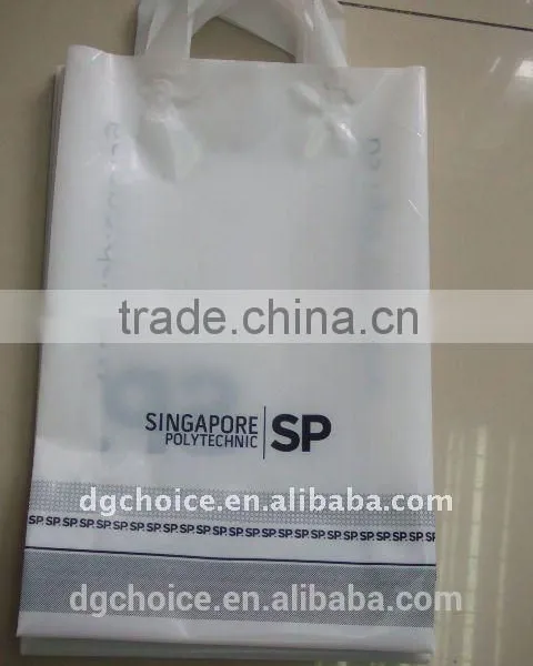 Free Samples Loop Handle Bag Clear Plastic Bags With Shoulder Strap photo-2