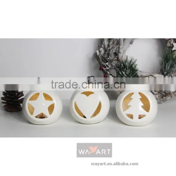 High Quality Round Chirstmas Tree Decoration LED Light Candle Holder photo-4