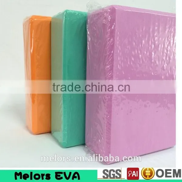 Melors Eco-friendly Yoga Block Exercise EVA YOGA Blocks and Bricks Yoga Block for Fitness photo-2