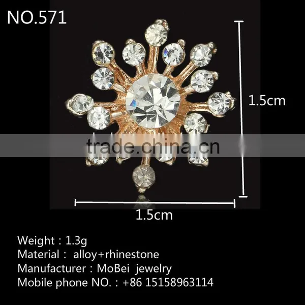 Branches Rhinestone Flower of Garment Accessory for Dress Design -571 photo-2
