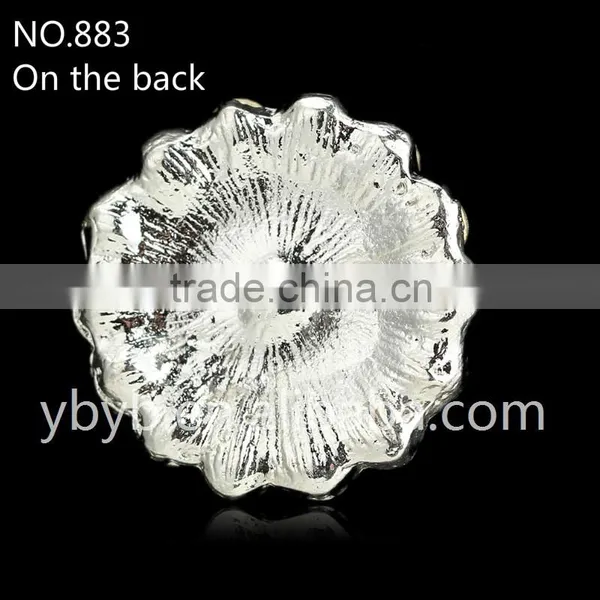 Round Shape Prong Setting Colorful Rhinestone of Garment Accessory for Children Frocks Designs-883 photo-3