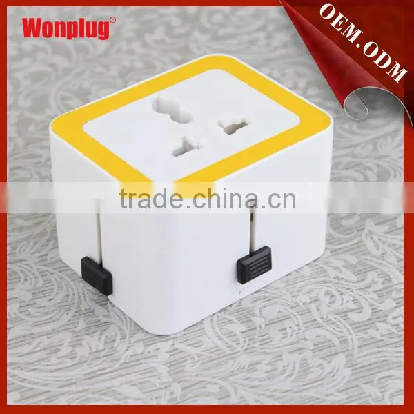 Walmart Gold Supplier Wonplug Patent 2015 New Arrival Dual Usb Travel Wall Charger photo-3