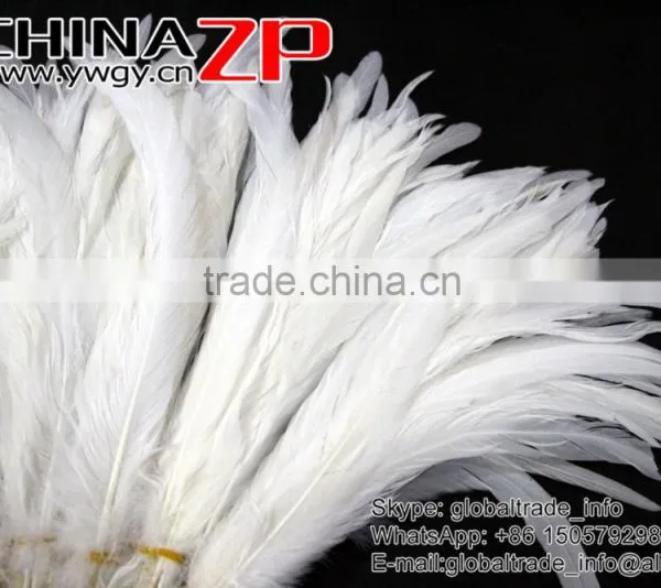 NO.1 Supplier ZPDECOR Best Selling Bleached White Fully Dyed Roosters Chicken Feathers photo-4