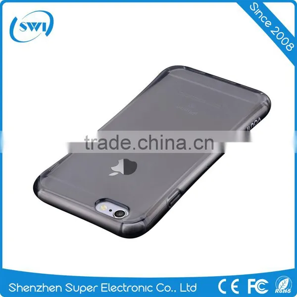 High Quality Cell Phone Soft Prevent Yellowing Transparent TPU Back Cases Cover For Iphone 6 6S 6 Plus photo-4