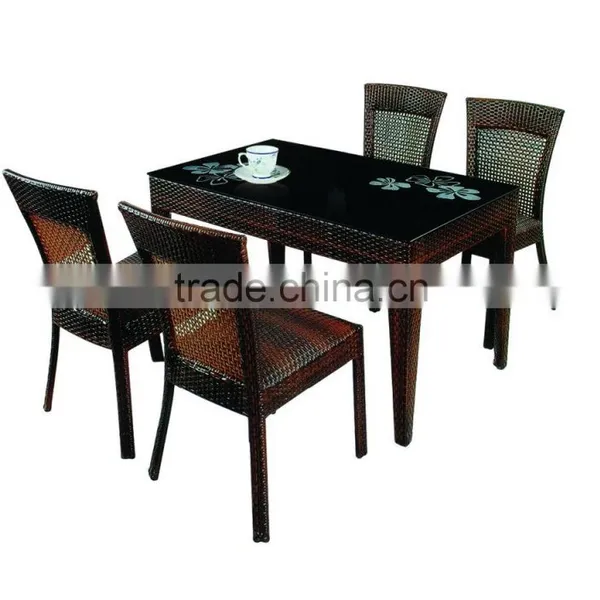 Garden Furniture pe Rattan Dinning Chair for Outdoor
