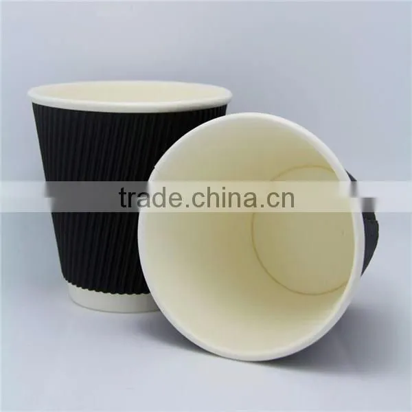2016 New Design Customer 5oz/6oz Logo Ripple Wall Paper Cup for Party photo-2