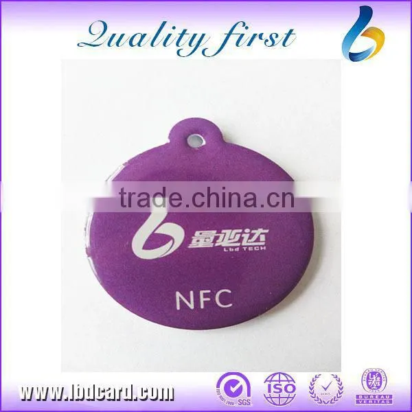 13.56Mhz Epoxy Ntag213 Round RFID Tags/ Mini Cards photo-4