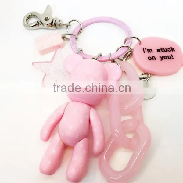 Bear Shape Keychains, Custom Shaped Metal Keychains, Custom Shaped Metal Bear Shape Keychains Manufacture photo-3