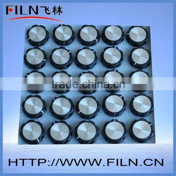 FL5005-4 Black Crystal Kitchen Cabinet Door Knobs