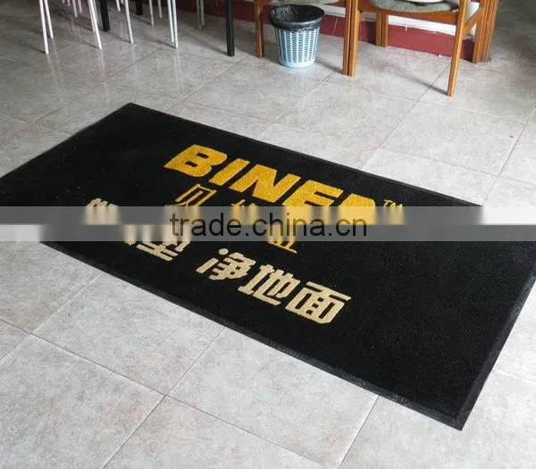 Custom Good Wearability 100% Nylon With PVC Back Logo Door Mat photo-5