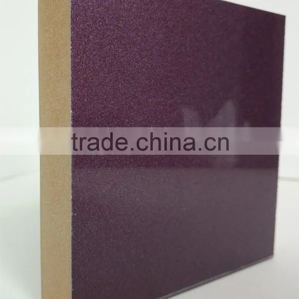 Solid Color & Metallic Color uv Lacquer Coated Mdf Board for Furniture photo-4