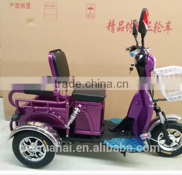 China Factory Export Three Wheel Electric Tricycle Cargo Bike 48V 500W photo-4
