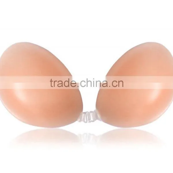 Kawachi Cotton Nude Bra Push Up Self-adhesive Strapless Backless Front-close photo-5
