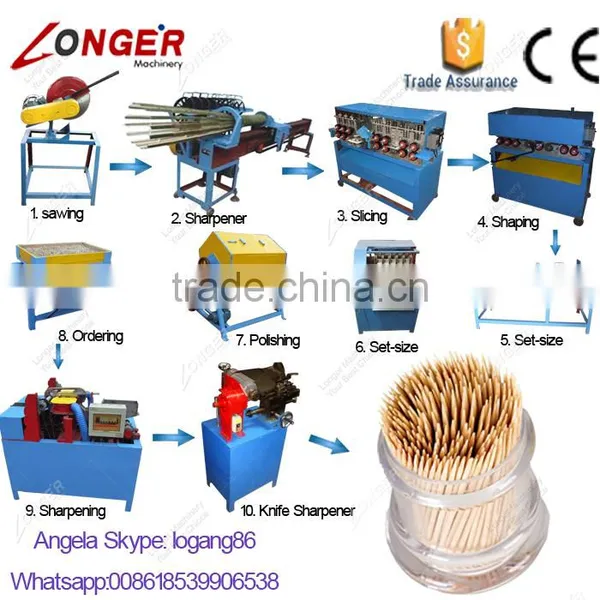High Quality Bamboo Toothpick Making Machine With CE Certificate