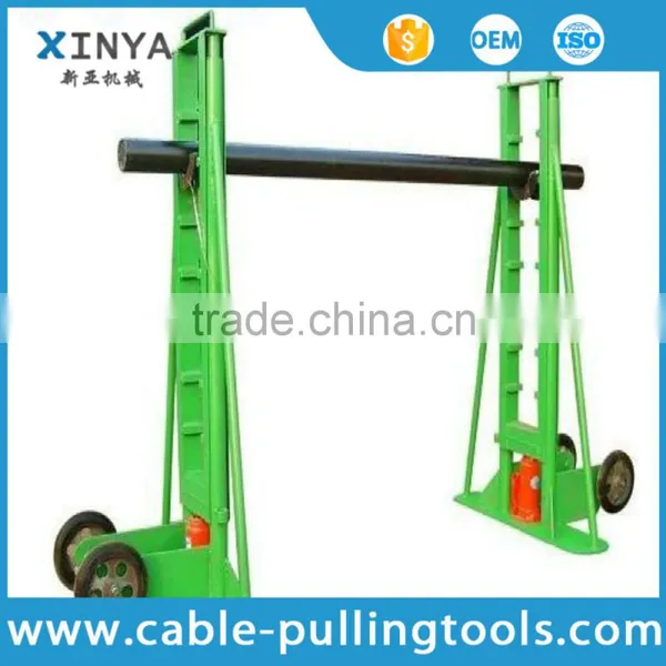 10T Hydraulic Cable Reel Carrier Cable Reel Lifting Stand photo-2
