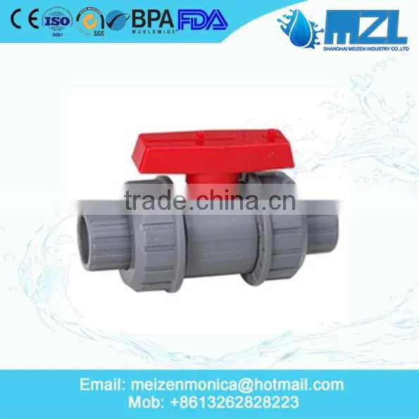 MZL Plastic PVC Union Ball Valve for Water Supply With ISO9001 photo-2