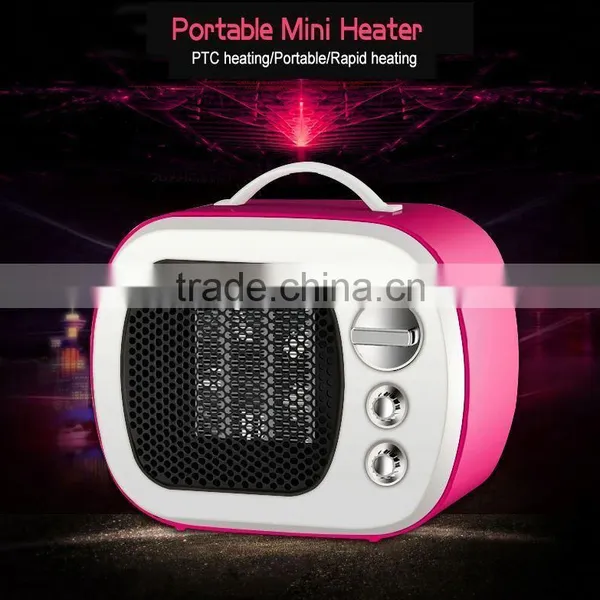 2017 Hot Sale Table 500W Mini Fan Heater photo-2