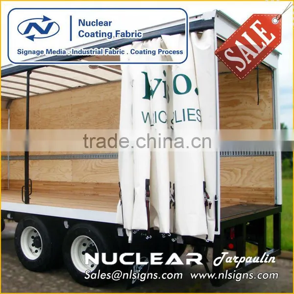 Flame Retardant Waterproof Truck Side Curtains Tarpaulin photo-6