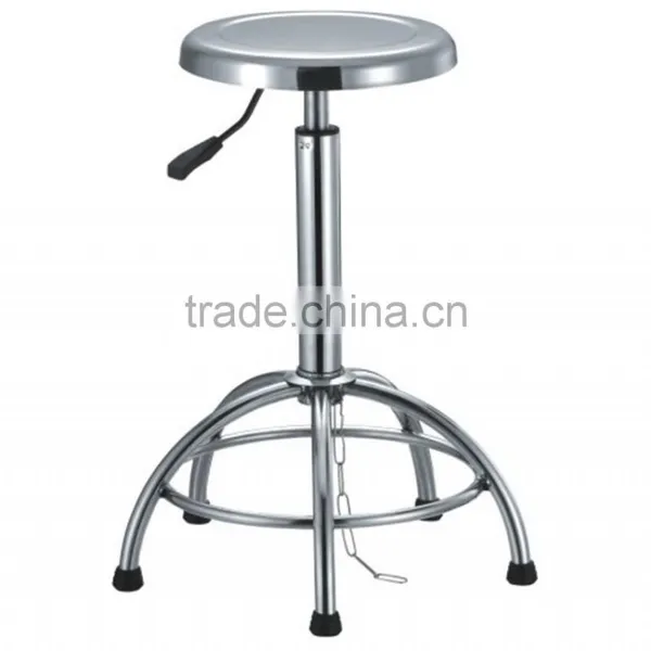 Rotary Round Stool With Gas Lift and Wheels photo-4