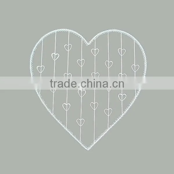 Large Jewelry Organizer Hanging Heart Shape Earring Holder photo-2