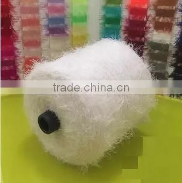 100%Fashion Nylon Fancy Feather Yarn For Knitting photo-2