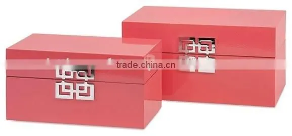 Shiny Turquoise Lacquer Box Vietnam photo-3