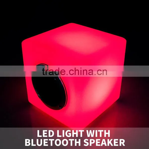 Wireless Bluetooth Speaker With Led Light/ Mini Portable Bluetooth Speaker/ Cube Bluetooth Speaker Table Lamp photo-6