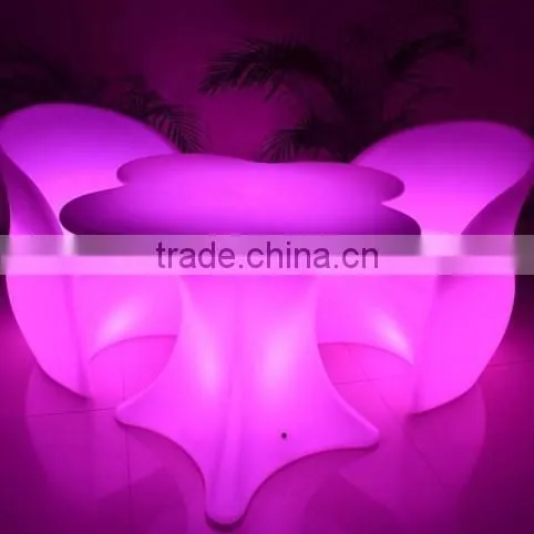 2 Years Warranty Beautiful Growing Lighting Good Quality Plastic LED Sofa With Rechargeable Battery Working System photo-2