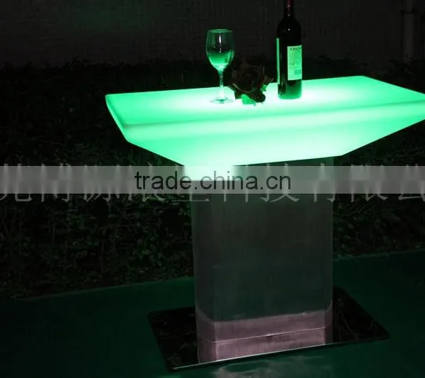 Led Plastic Children Chair/colorful Led Bar Table/aluminium Stand Led Table photo-5
