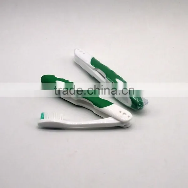 Yangzhou Oral Health Products Dental Folding Hot Selling Travel Toothbrush photo-2