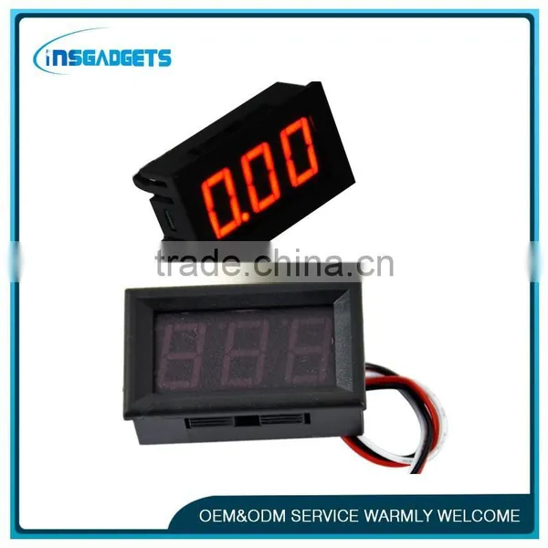 LED Panel Meter Mini Digital Voltmeter Volt Voltage Meter DC 0-30V