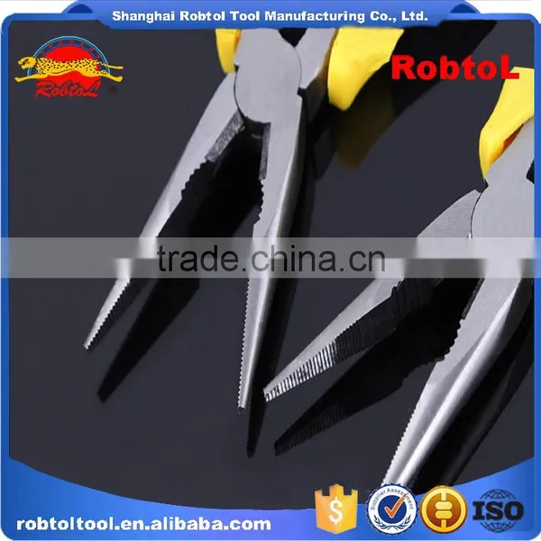 8" Germany Type Combination Plier Long Nose Needle Industrial Linemen High Leverage Wire Cable Cutting photo-4