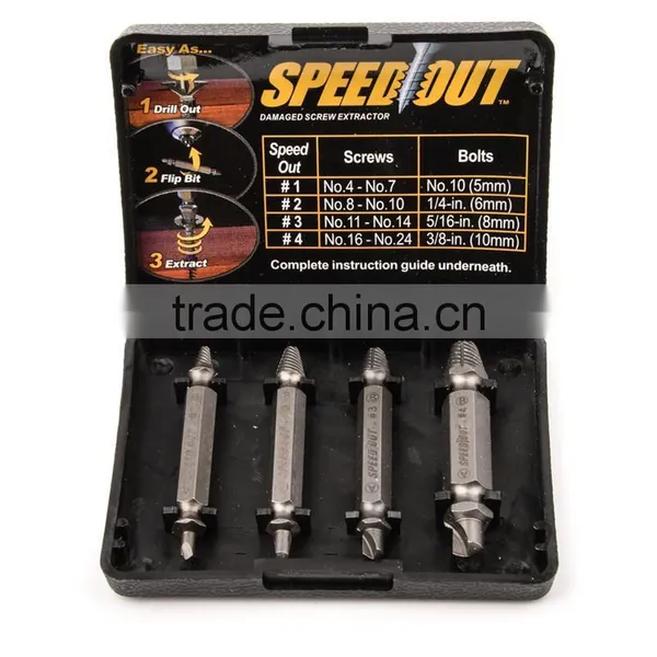 Double Ended Best Broken Screw Extractor Wood Bolts Hard Head Remover Tool photo-3
